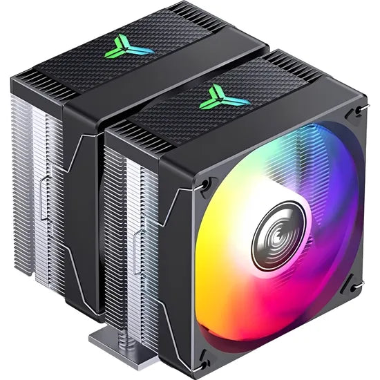 COOLER P/CPU JONSBO CR-3000E ARGB 120MM BLACK 2FAN