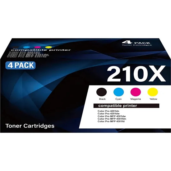 TONER P/ HP 210X W2100X PACK BLACK/CYAN/YELLOW/MAGENTA (4201/4301)