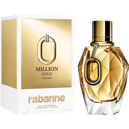 PERFUME  RABANNE LADY MILLION GOLD EDP  90ML - FEMENINO