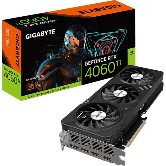 Tarjeta gráfica Gigabyte GeForce RTX4060TI Gaming OC 8GB GDDR6 PCI-Express