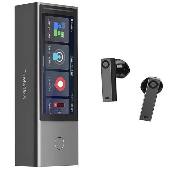 AURICULAR/TRADUCTOR TIMEKETTLE X1 IA/LCD/OFFLINE/ONSITE/ONLINE/42 IDIOMAS Product