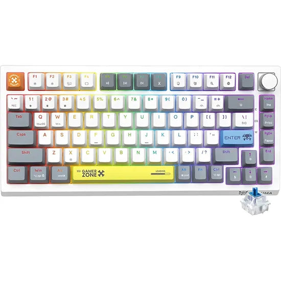 TECLADO MECANICO ONIKUMA GAMING G52 RGB/75%/BLUE SW (TACTILE)/ING/WHITE Product