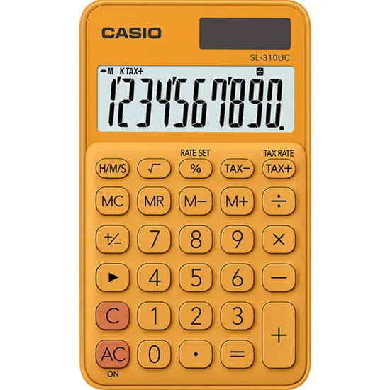 CALCULADORA COMPACTA CASIO SL-310UC-RG-N-DC - ORANGE Product