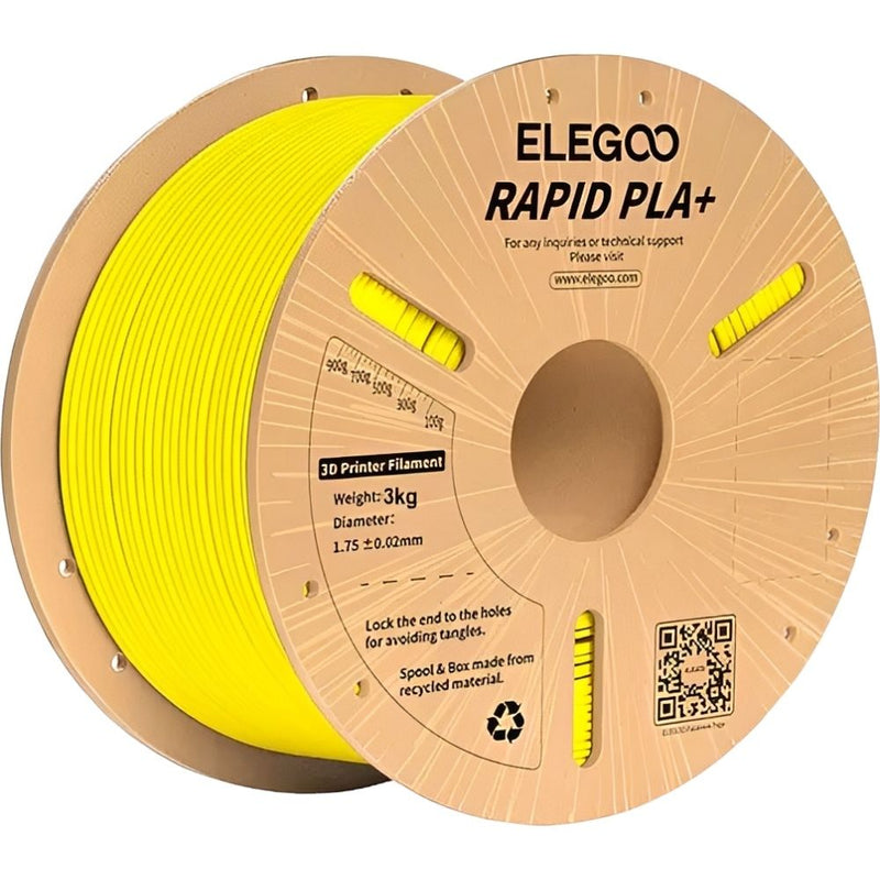 FILAMENTO P/IMPRESORA 3D ELEGOO RAPID PLA+ YELLOW 3KG/1.75MM
