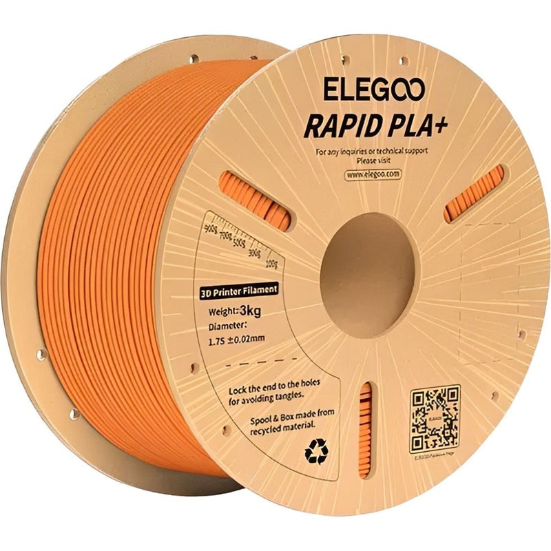 FILAMENTO P/IMPRESORA 3D ELEGOO RAPID PLA+ ORANGE 3KG/1.75MM