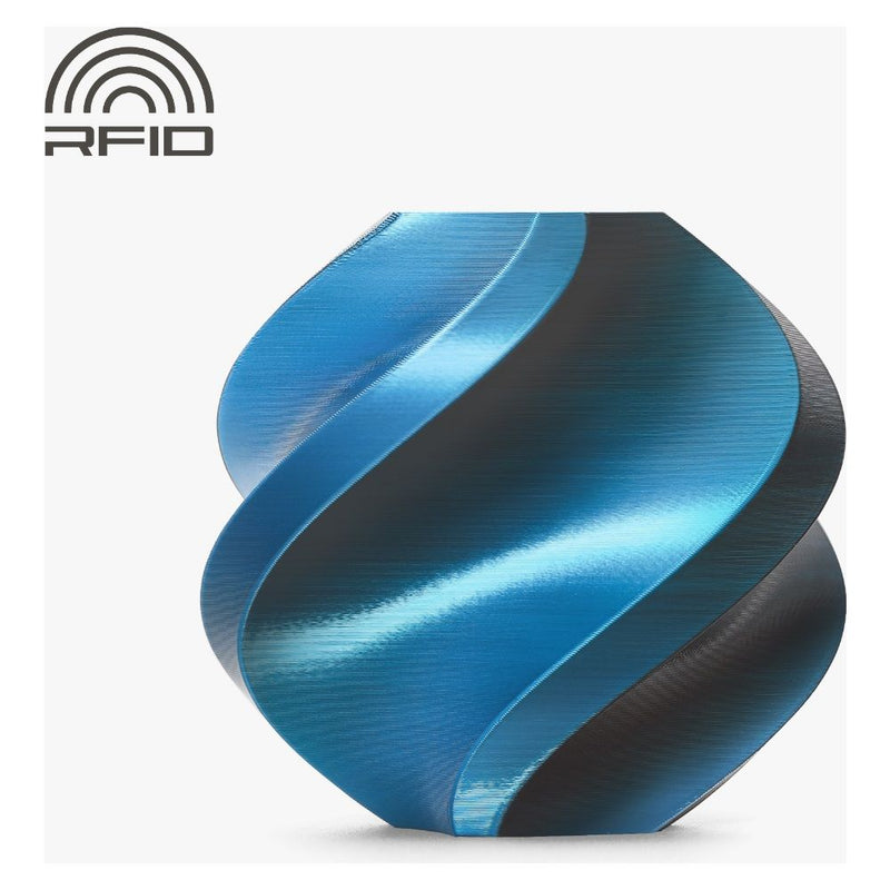 FILAMENTO P/IMPRESORA 3D BAMBU LAB PLA-SILK/PHANTOM BLUE/1KG/1.75MM