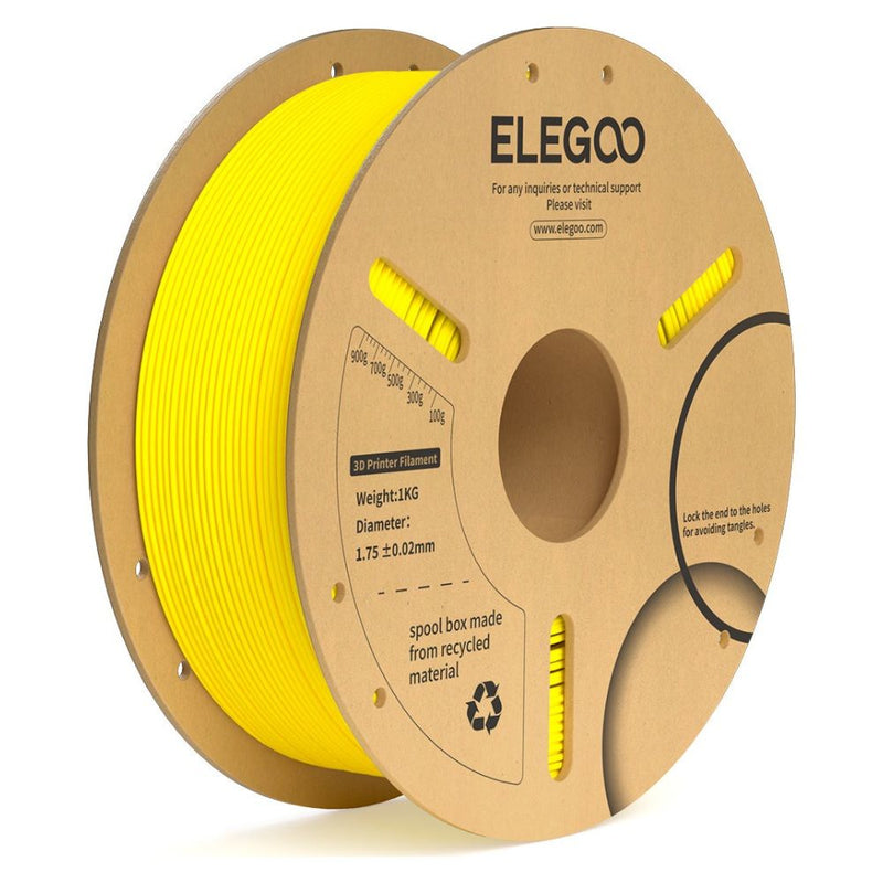 FILAMENTO P/IMPRESORA 3D ELEGOO PLA+ YELLOW 1KG/1.75MM