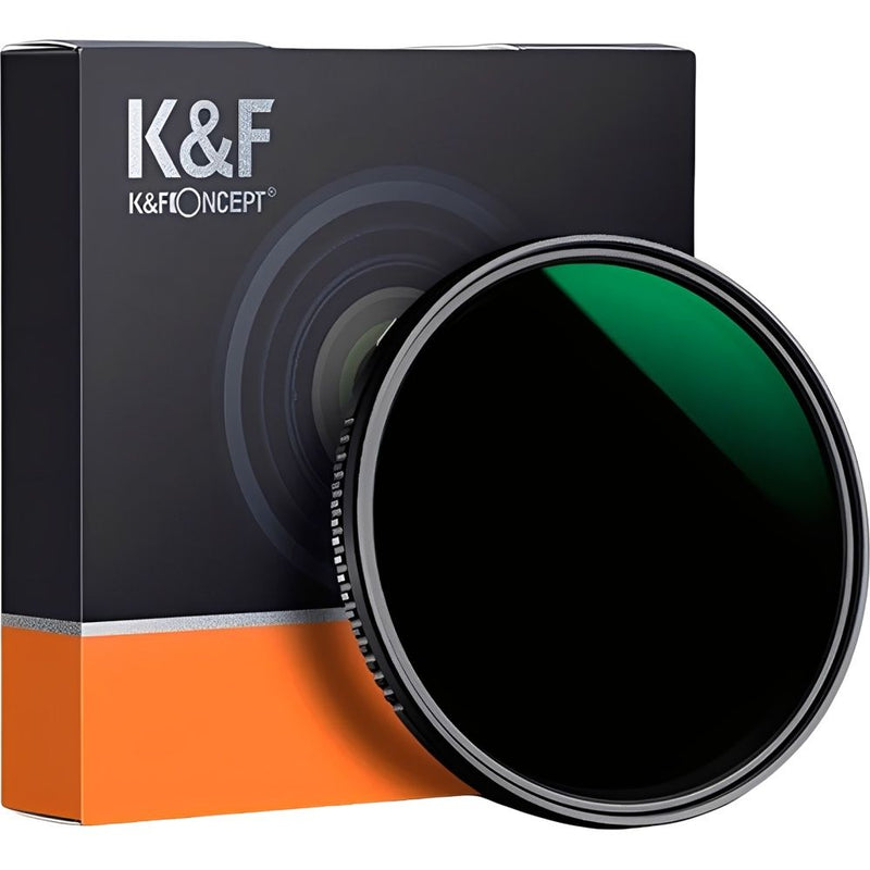 FILTRO DE LENTE K&F ND VARIABLE ND8-ND2000 77MM (A SERIES) - 24 CAPAS (KF01.1360)