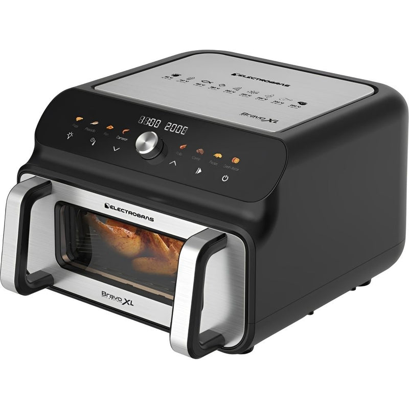 FREIDORA ELECTRICA ELECTROBRAS BRAVO XL EBGAF-12 11L/2200W/BLACK/SILVER 220V 152883
