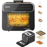 FREIDORA ELECTRICA QUANTA QTFTH130 4-IN-1 C/HORNO 360°/13L/1600W/BLACK/220V 60HZ 140988