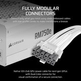 FUENTE CORSAIR ATX 750W RM750E RME FULL MODULAR LOW-NOISE WHITE CP-9020292-NA 152715