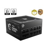 FUENTE MSI MAG A850GL 850W 80 PLUS GOLD PCIE5 FULL MODULAR WHITE