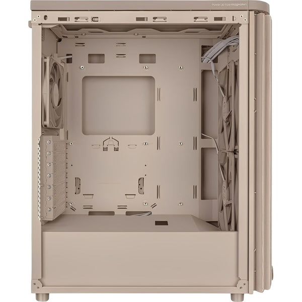 GABINETE ASUS PROART WOOD EDITION PA401 MID TOWER BEIGE 3FAN