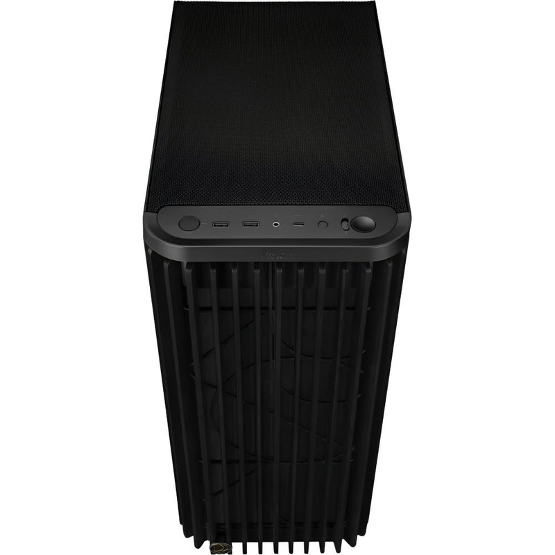 GABINETE ASUS PROART WOOD EDITION PA401 MID TOWER BLACK 3FAN