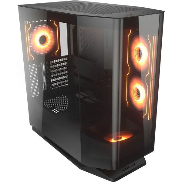 GABINETE COUGAR FV270 RGB 4 FAN TEMPERED CURVED GLASS BLACK