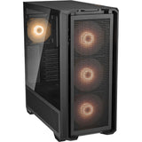 GABINETE COUGAR MX600 RGB 4 FAN MESH BLACK