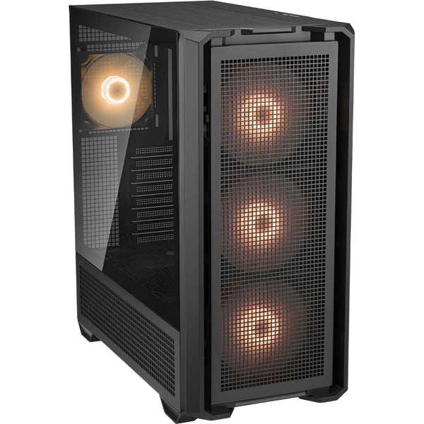 GABINETE COUGAR MX600 RGB 4 FAN MESH BLACK