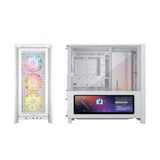 GABINETE CORSAIR FRAME 4000D LCD RS ARGB MID TOWER 4FAN WHITE CC-9011327-WW