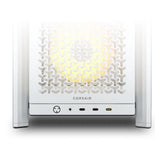 GABINETE CORSAIR FRAME 4000D LCD RS ARGB MID TOWER 4FAN WHITE CC-9011327-WW