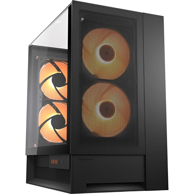 GABINETE COUGAR OMNI X MID-TOWER/ARGB/4FAN/GLASS/BLACK