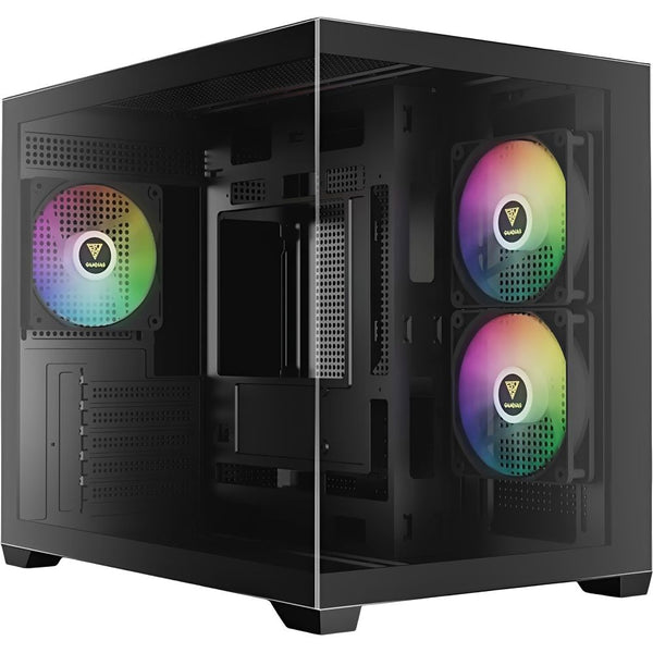 GABINETE GAMDIAS AURA GC10M V2 ARGB /MICRO TOWER/BLACK/3FAN ARGB 1GTA.BR