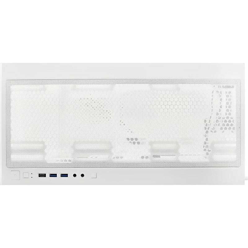 GABINETE MTEK GAMER MCG-DH80-W VIDRIO TEMP/ARGB WHITE
