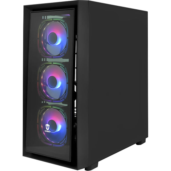 GABINETE SATELLITE GAMER K51 8 FAN E-ATX BLACK