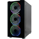 GABINETE SATELLITE GAMER K880 6 FAN 14CM E-ATX BLACK
