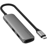 HUB USB-C 4-IN-1 SATECHI MULTI ST-P4SM USB-C/2 USB-A 3.2/HDMI 4K SPACE GRAY 131250