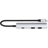 HUB USB-C 4-IN-1 SATECHI MULTI ST-P4SS USB-C/2 USB-A 3.2/HDMI 4K SILVER 131294