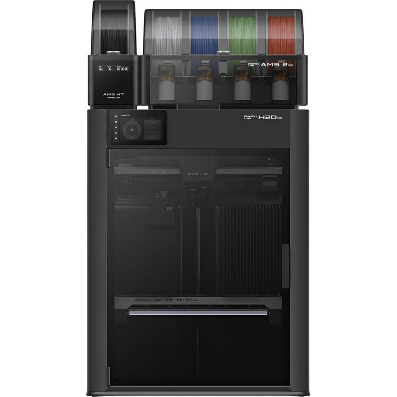 IMPRESORA 3D BAMBU LAB H2D PRO COMBO C/AMS 2 PRO/MULTI COLOR/1000MM/S 220V/GRAY (EU)