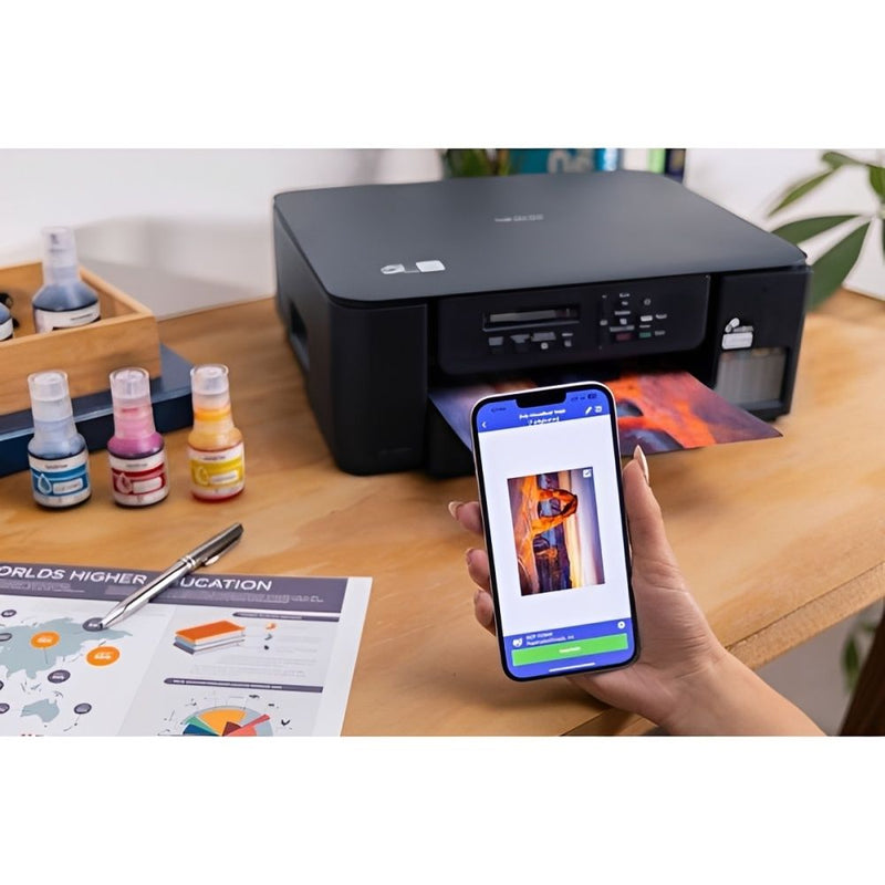 IMPRESORA MULTIFUNCIONAL COLOR BROTHER DCP-T530DW 220V WIFI/DUPLEX/27PPM/15000P/BTD100