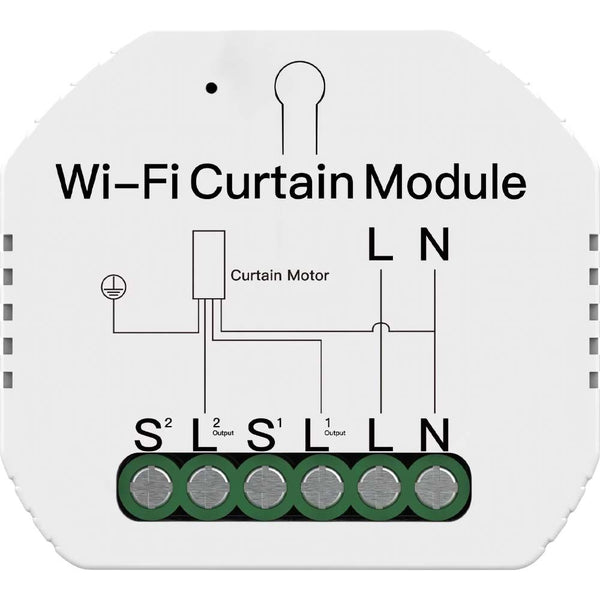 INTERRUPTOR SMART MOES P/CORTINA MS-108 /WIFI/ALEXA/GOOGLE
