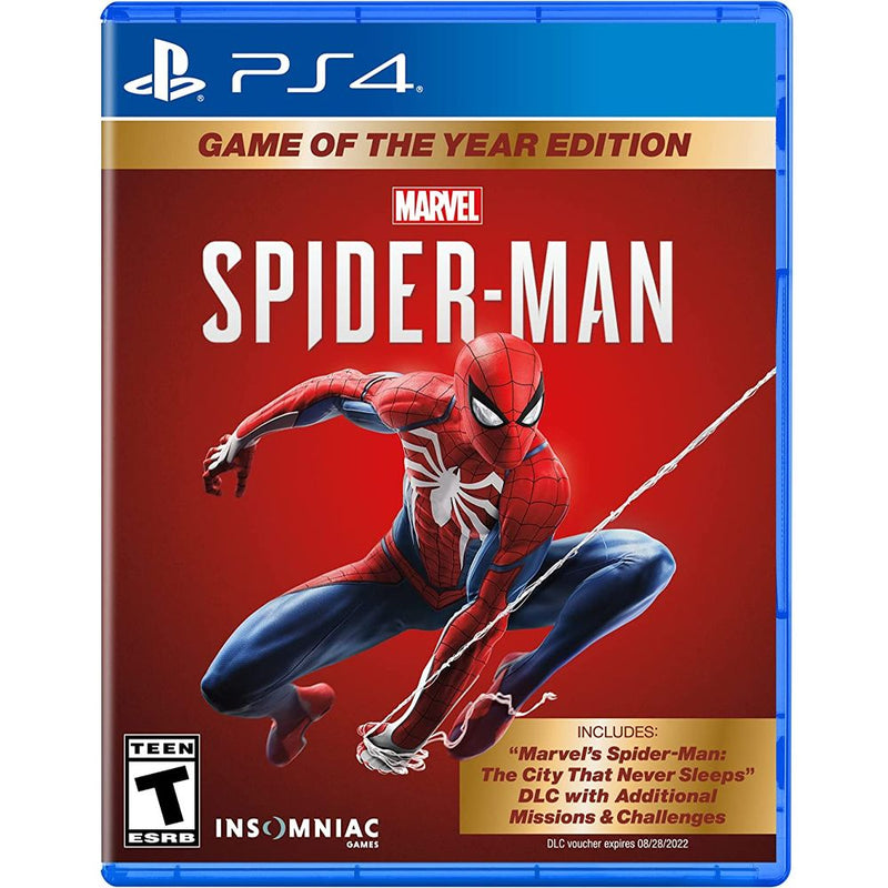 VJ J PS4 SPIDERMAN: GOTY EDITION