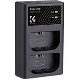 KIT BATERIA LP-E6NH Y CARGADOR K&F (2 BAT/CARG. DOBLE)(CANON 90D/6D/5D/R5/R6/R7) - KF28.0021 125154
