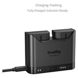 KIT BATERIA LP-E6NH Y CARGADOR SMALLRIG TURBO CHARGING (2 BAT/CARG. DOBLE) - 5484