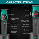 CORTA PELO VGR V-885S2 RECARGABLE GREEN 153034