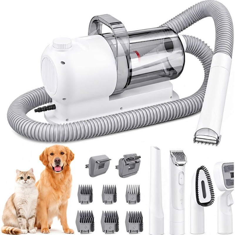 CORTA PELO DE MASCOTAS C/ ASPIRADOR SATELLITE A-MFX1 12IN1/2.5L WHITE