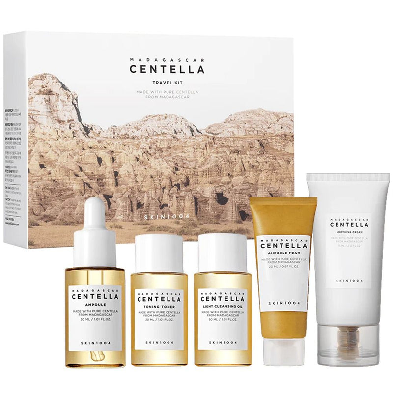 KIT TRAVEL MADAGASCAR SKIN1004 CENTELLA AMPOULE 5PCZ