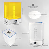 KIT DE LAVADO Y CURADO ELECTRONICO 2EN1 ELEGOO MERCURY XS (EU)