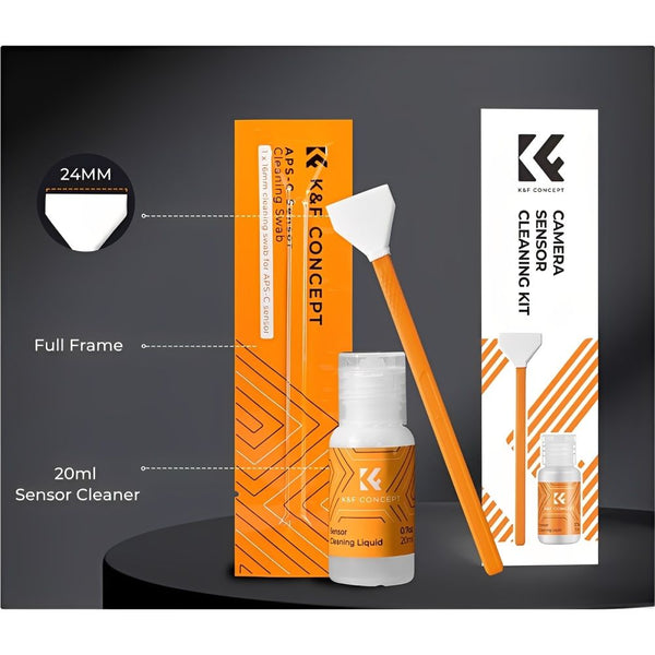 KIT DE LIMPIEZA K&F PARA SENSOR (APS-C) DE CAMARA - SKU.1616