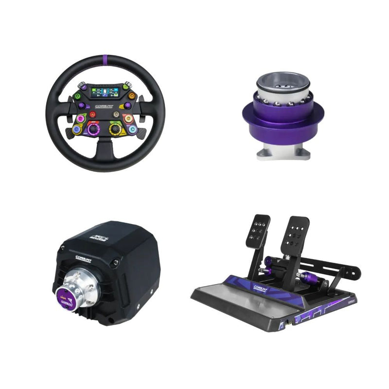 VOLANTE CONSPIT 310APEX+/BASE ARES (8 NM)/ PEDAL CPP APEX2 P/PC BLACK