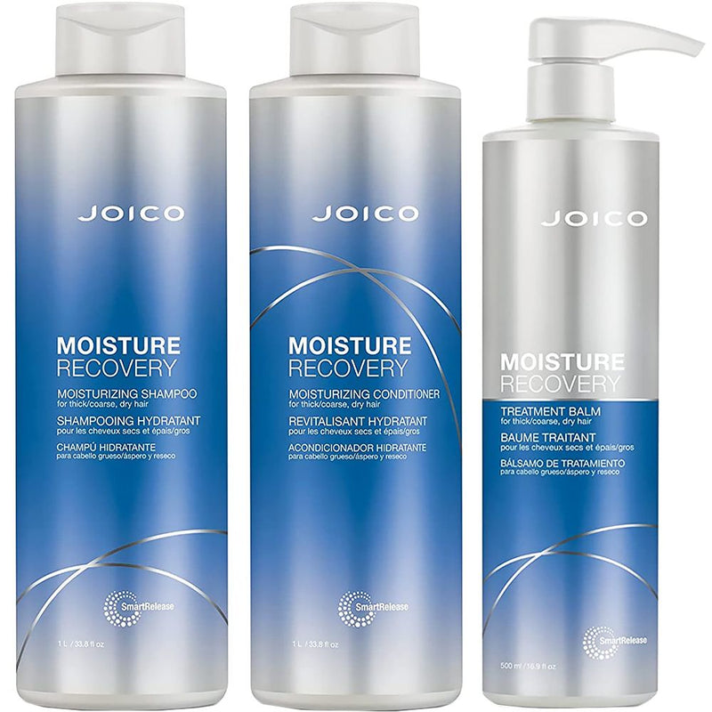 JOICO MOISTURE RECOVERY KIT SHAMP.1L/COND.1L/BALSAMO 500ML