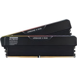 MEMORIA DDR5 32GB (2X16G)/6000MHZ KLEVV URBANE V RGB BLACK CL30 KD5AGUA80-60A300V