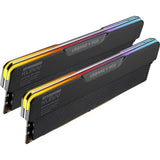 MEMORIA DDR5 32GB (2X16G)/6000MHZ KLEVV URBANE V RGB BLACK CL30 KD5AGUA80-60A300V