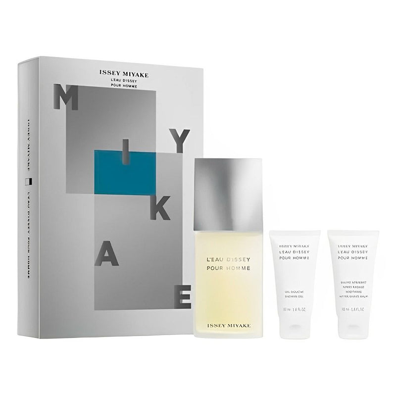 KIT ISSEY MIYAKE L'EA D'ISSEY POUR HOMME EDT 125ML+ SG50ML+ AS50ML - MASCULINO