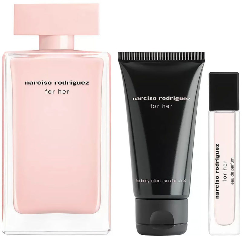 KIT PERF NARCISO FOR HER 100ML + 10ML + 50ML-FEMENINO 150327