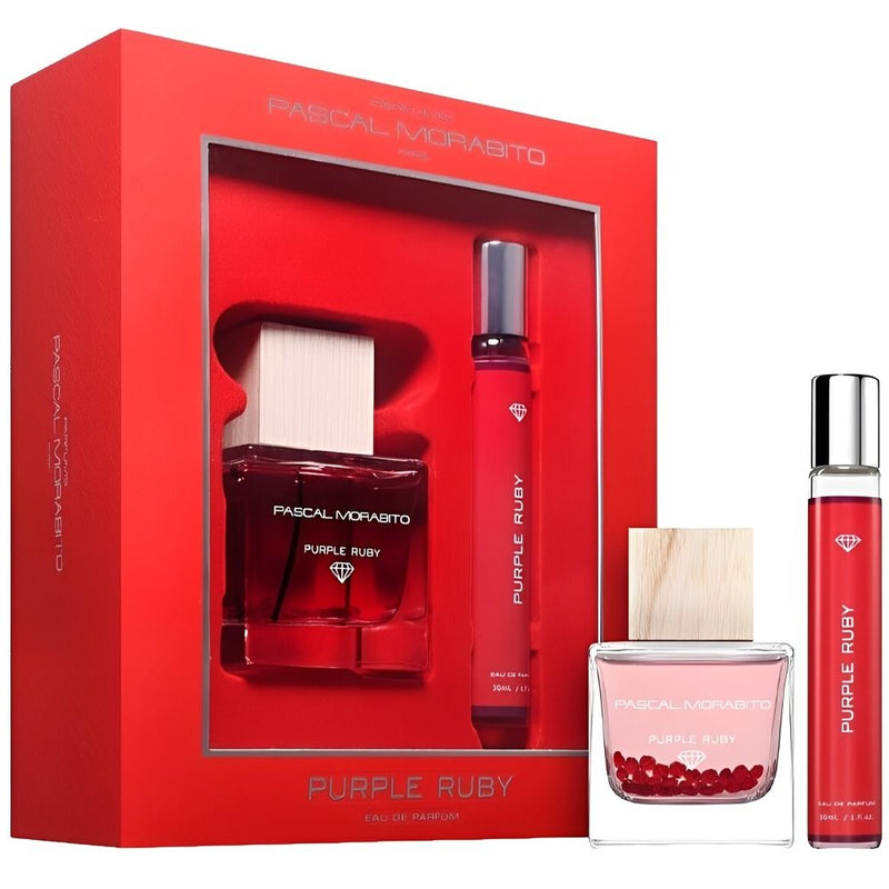 KIT PERFUME P. MORABITO PURPLE RUBY EDP 100ML - FEMENINO