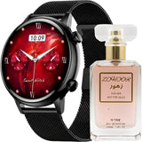 RELOJ SMART G-TIDE ROMANCE BLACK + PERF ZOHOOR KIT