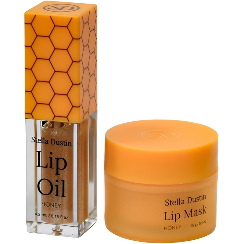 STELLA DUSTIN LIP OIL+ LIP MASK HONEY 142769